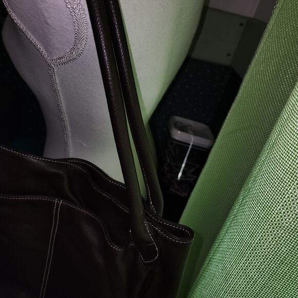 SOPHIA CAPERELLI EUC XL LEATHER SHOULDER BAG - Picture 6 of 9